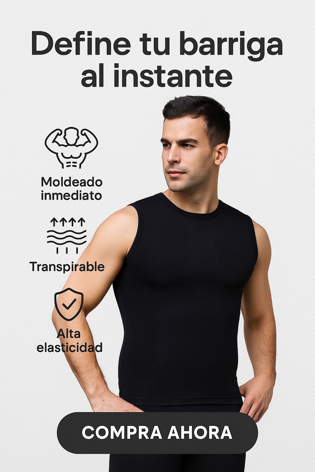 FRANELA DE COMPRESION  MOLDEADORA